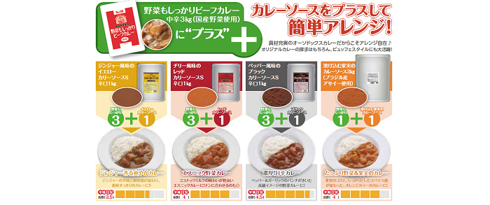 野菜もしっかりビーフカレー中辛200g(国産野菜使用)