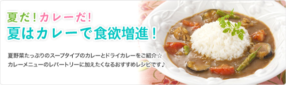 夏だ！カレーだ！夏はカレーで食欲増進！