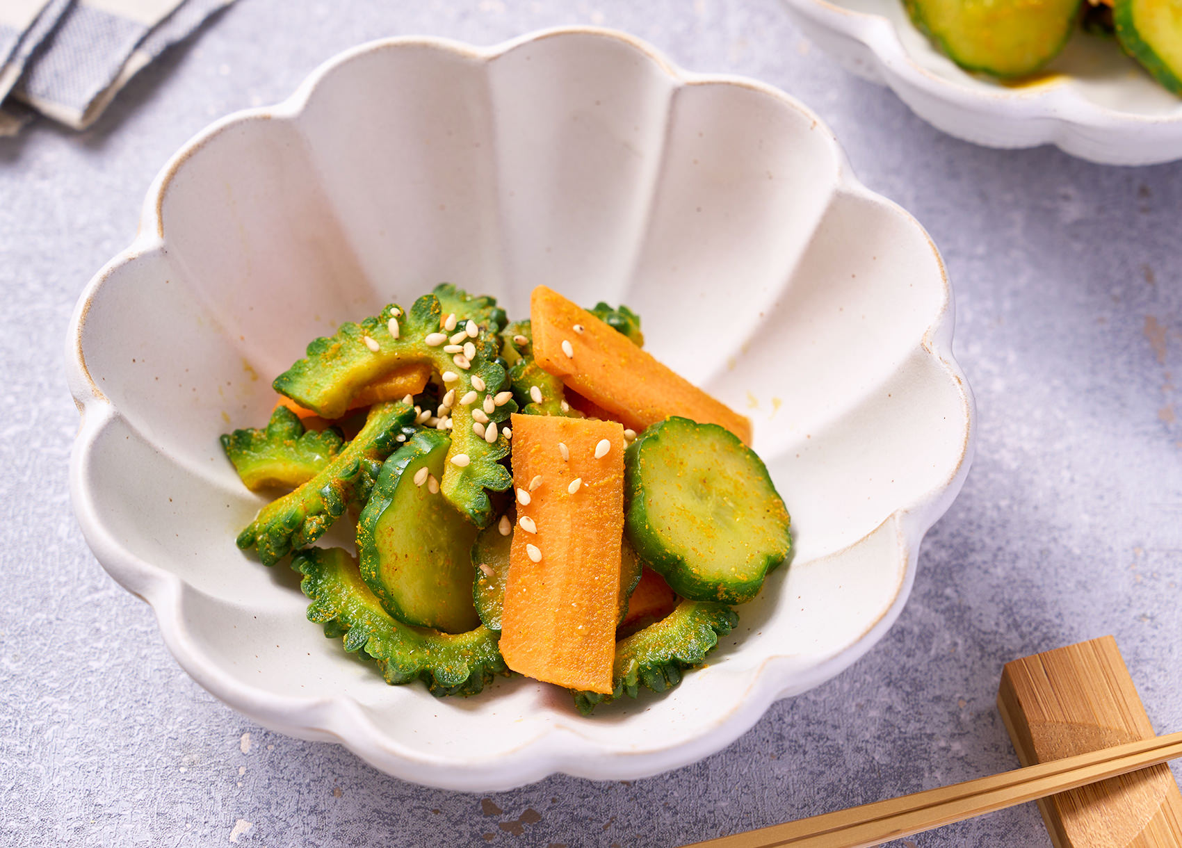 火をつかわないで!やみつき!野菜のカレー風味浅漬け
