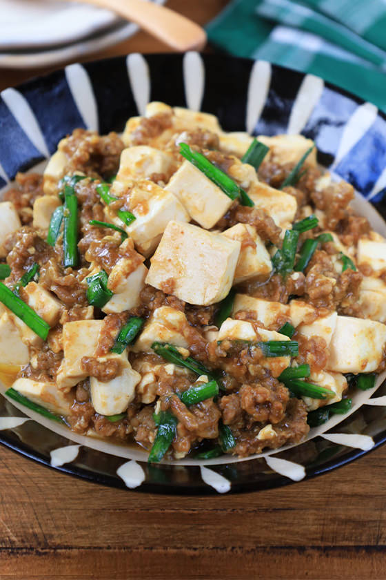 レンジで簡単！カレー麻婆豆腐