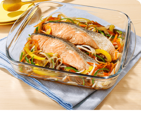 鮭のカレー南蛮風 レシピ画像