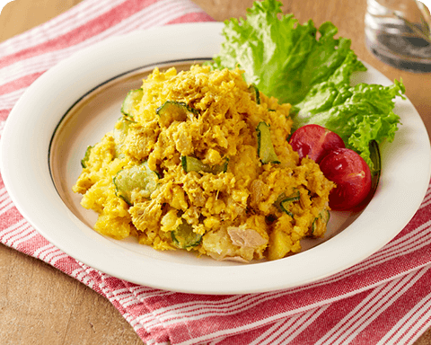 ツナのカレーポテトサラダ レシピ画像