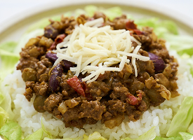 タコライス風キーマカレー