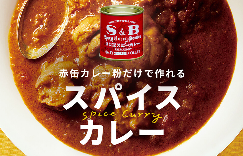 赤缶カレー粉だけで作るスパイスカレー