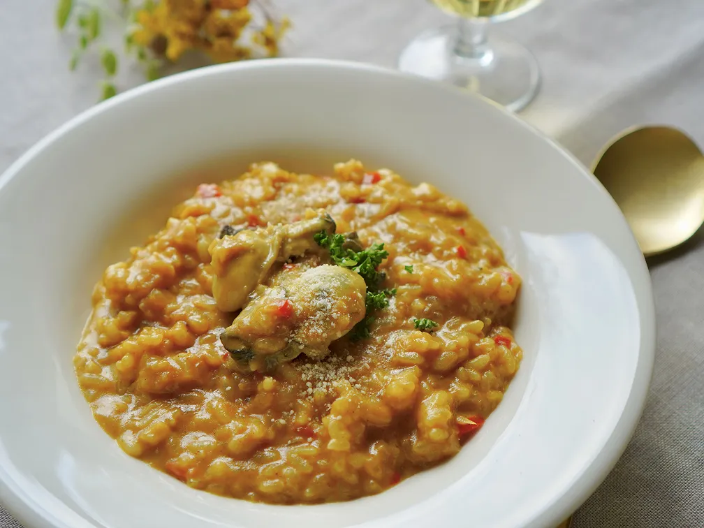 かきのうま味濃厚カレーリゾットのイメージ