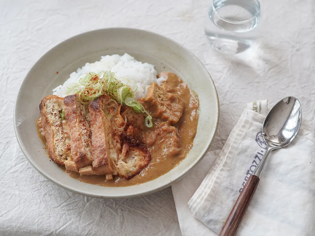 栃尾の油揚げのヘルシーカレーライスのイメージ