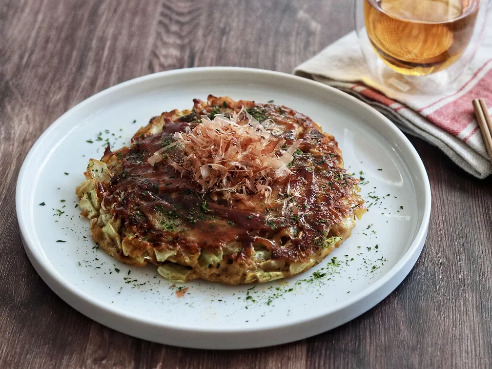 チーズカレーのお好み焼きのイメージ