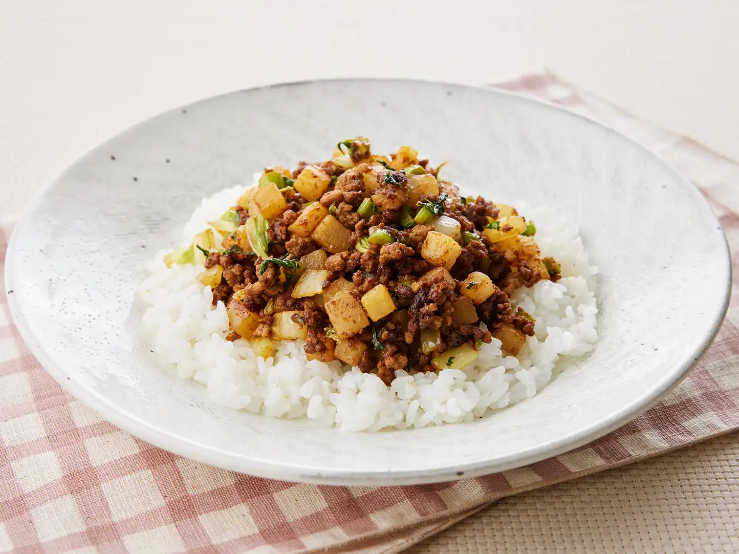 豚ひき肉と大根ごろごろカレーのイメージ