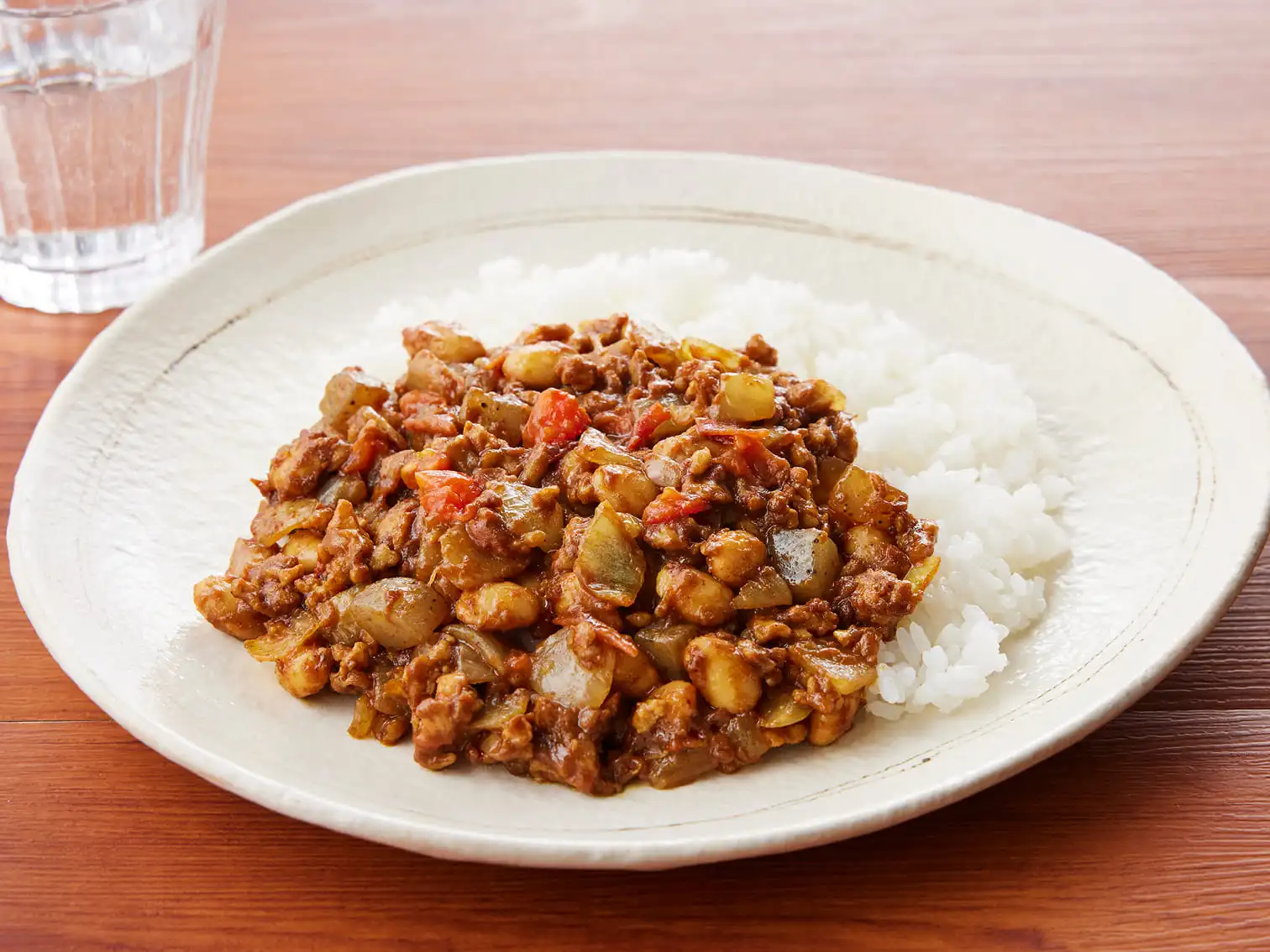大豆とこんにゃくのキーマカレーのイメージ