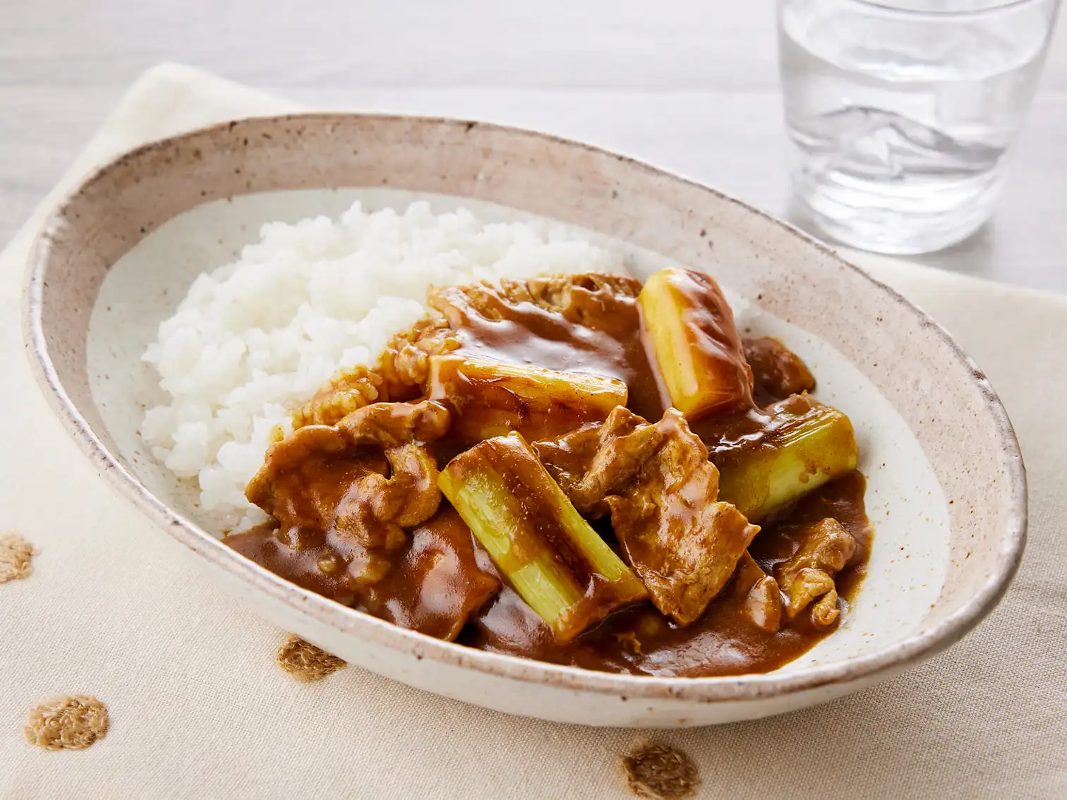 焼きねぎと豚肉の和だしカレーのイメージ