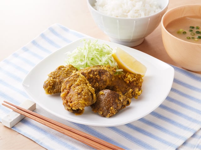 レバーのカレー粉揚げ