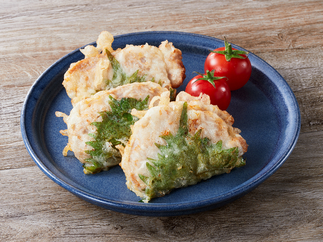 梅しそ風味の豚ヒレ揚げ