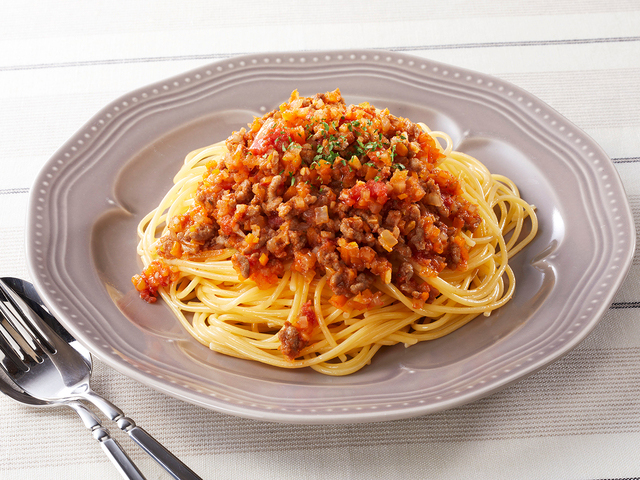 マジックソルトでミートソーススパゲティス