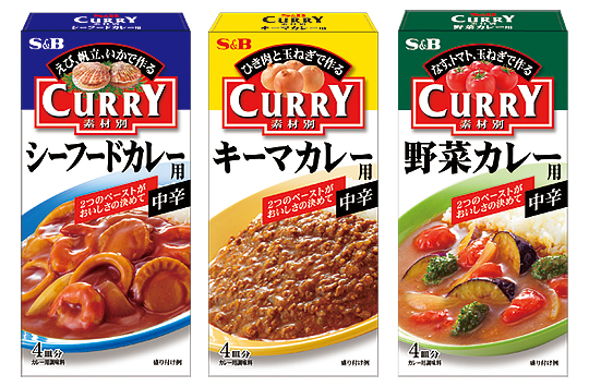 素材別カレー