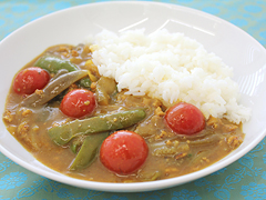 夏野菜たっぷり!冷やしカレー