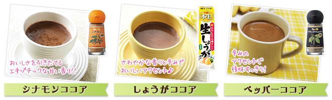 スパイスココアレシピ