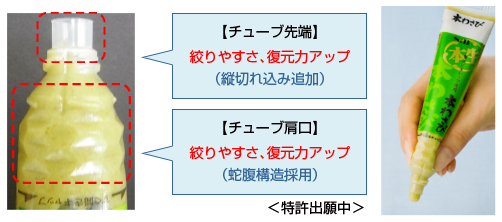チューブの使い勝手をさらに向上 －さらに、最後まで絞り出しやすくなりました。
