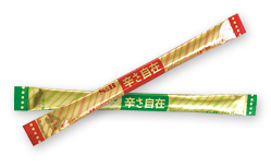 初回300万個限定　「辛さ自在」スティック付き　2ｇ×2袋入り