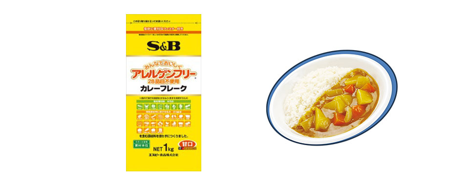 アレルゲンフリー（28品目不使用）カレーフレーク