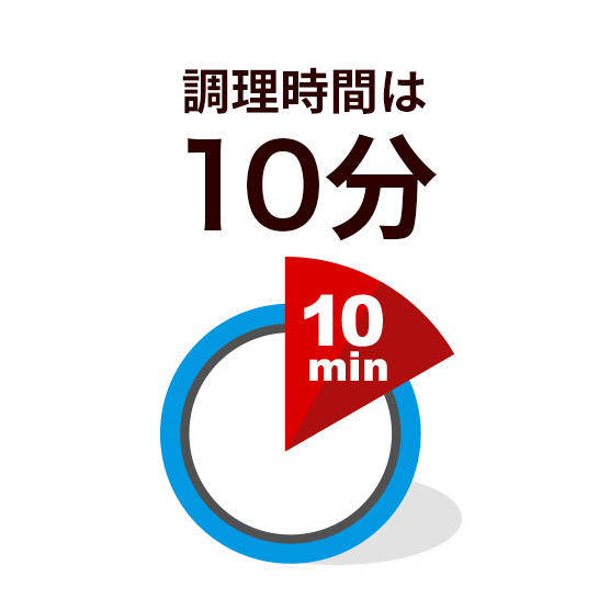 調理時間10分