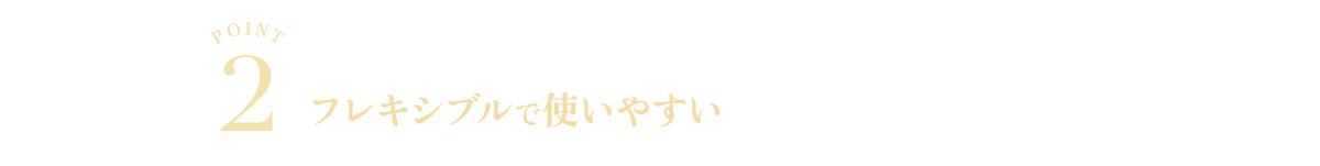 POINT2　調理用途に応じたソースベースをフレキシブルで使いやすいフレークでご提案！