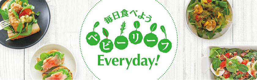毎日食べようベビーリーフEveryday!