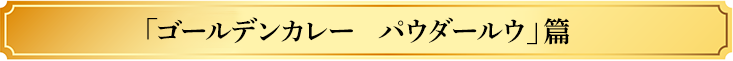 「ゴールデンカレーパウダールウ」篇