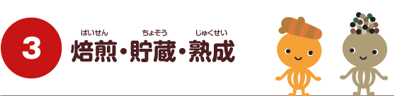 焙煎・貯蔵・熟成