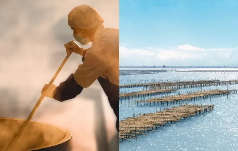 135年以上の伝統製法を象徴する製造の様子
