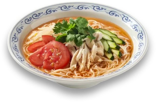 しょうがの冷そうめん麻辣湯