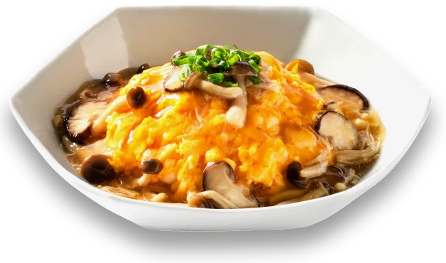 きのこのふんわり天津飯