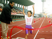 今年も絶好調！3年女子の小嶋さんが今年度最高の7分32秒！