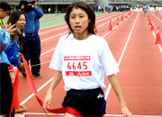 6年女子は諸星さんが快記録で連覇。1、2年は上位、4年時はランク外まで落としたが、5年6年の成長はすさまじかった。