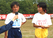 5年男女優勝インタビュー男子は内海くん、女子は品田さん(3連覇)が優勝の喜びを語った。