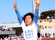 3年男子は大久保くんが7分38秒(昨年度ランク15位)の好タイムで制した。
