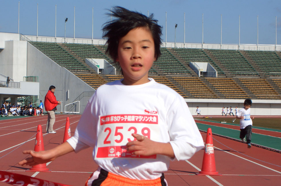 今大会No.1タイムは2年女子の森さん。6分23秒（昨年度ランク17位）の好タイムで独走Ⅴ。