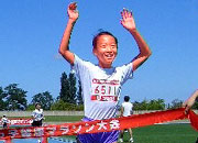 6年女子は渡辺さんが11分35秒の好タイムで2連覇。