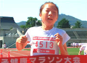 4年女子は中里さんが快走を披露。7分27秒（昨年度ランク4位）の好タイム。