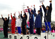 5年女子表彰。久楽さんが3連覇。