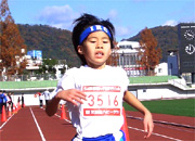 3年女子は大森さんが7分31秒(今年度最高タイ)の快記録で3連覇。