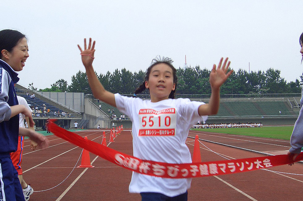 5年女子は五島さんが独走で3連覇。