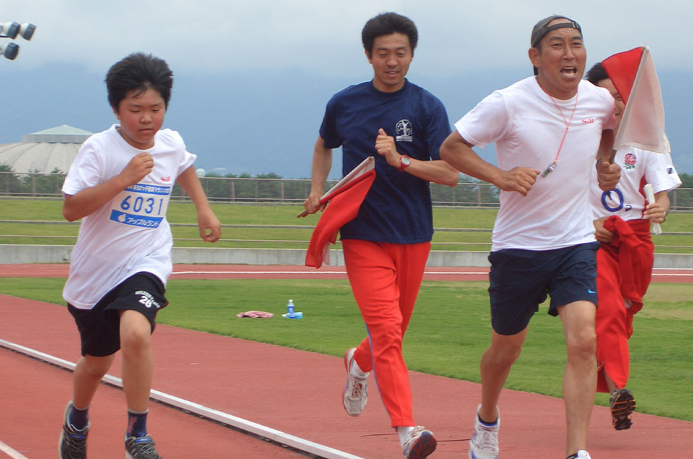 頑張った！もうすぐゴールだ！