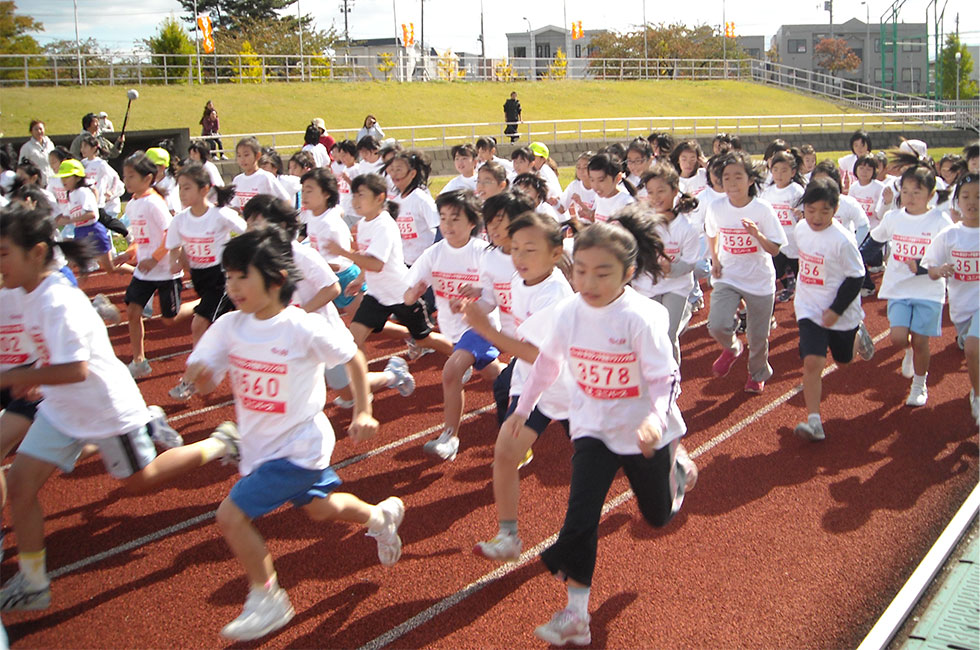 3年女子スタート。マイペースで行こう！