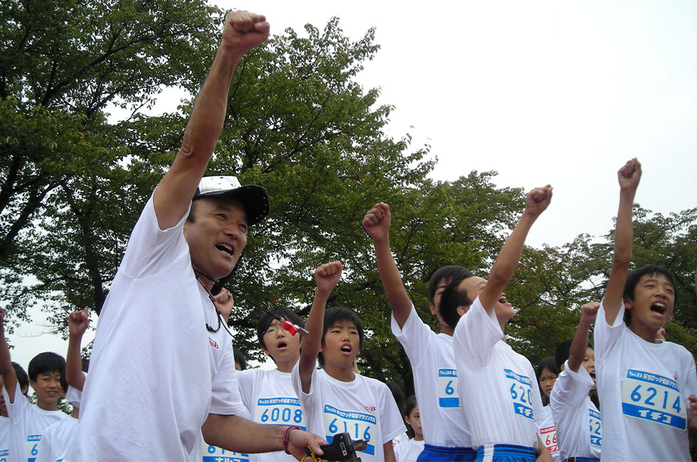 元気に楽しく完走するぞ～！オー！