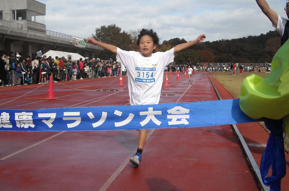 3年男子は園田くんが2連覇。