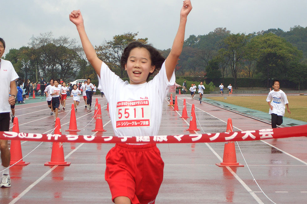 5年女子は太田さんが3連覇。タイムも11分27秒の好タイムをマーク。