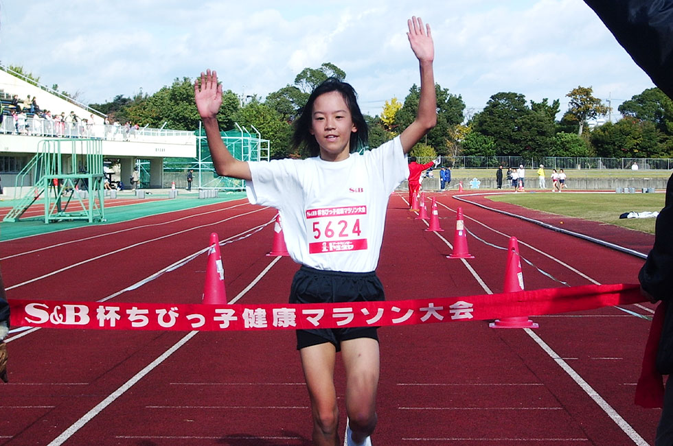 5年女子は昨年4位の小林さんが躍進Ⅴ。