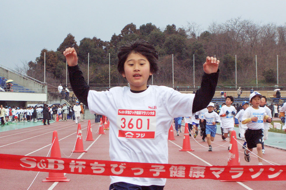 3年女子は山口さんが独走で2連覇。
