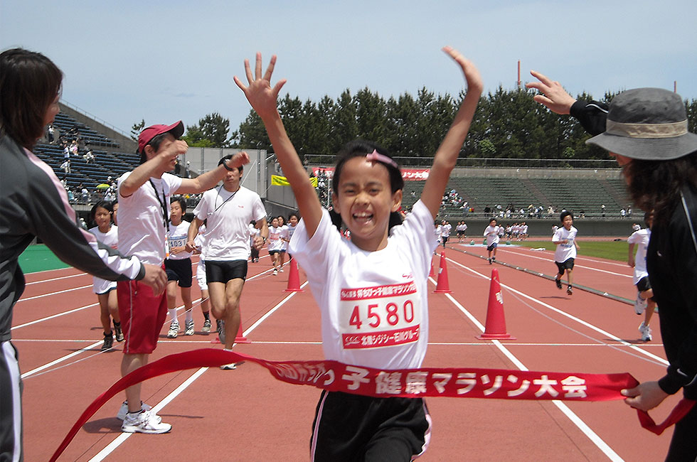 4年女子は板東さんが独走で2連覇。