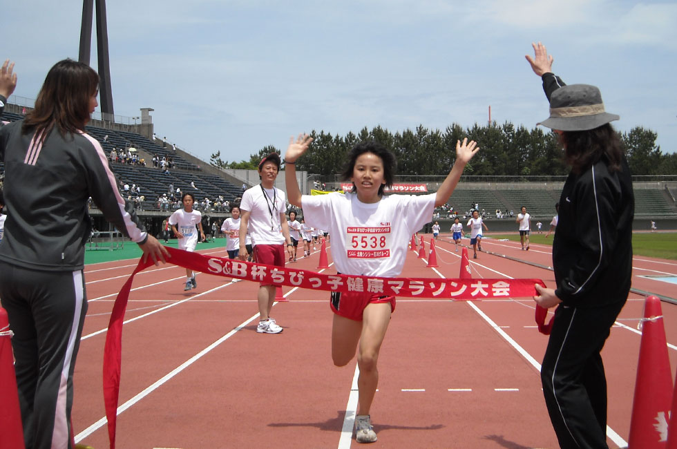 5年女子は谷口さんが独走Ⅴ。 昨年2位からステップアップ。